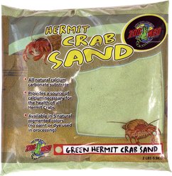 Zoo Med Hermit Crab Sand, Green, 2-lb bag