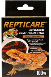 Zoo Med Infrared Heat Projector Reptile Heater, 100-watts
