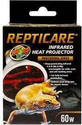 Zoo Med Infrared Heat Projector Reptile Heater, 60-watts