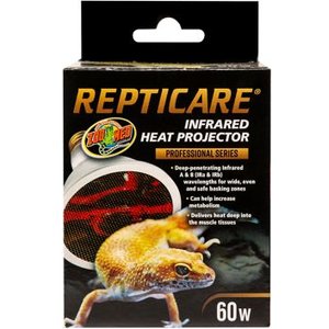 Zoo Med Infrared Heat Projector Reptile Heater, 60-watts