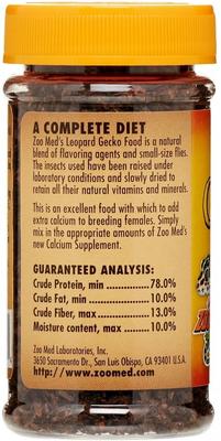 Show full view: Zoo Med Leopard Gecko Food, 0.4-oz bottle slide 3 of 5