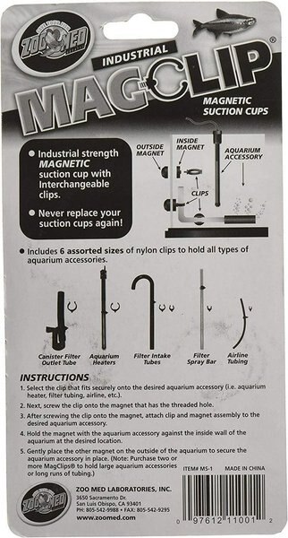 Zoo Med Mag-Clip Magnetic Suction Cups