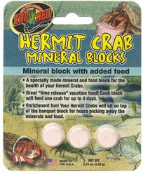 Zoo Med Mineral Block Hermit Crab Supplement, 3 count