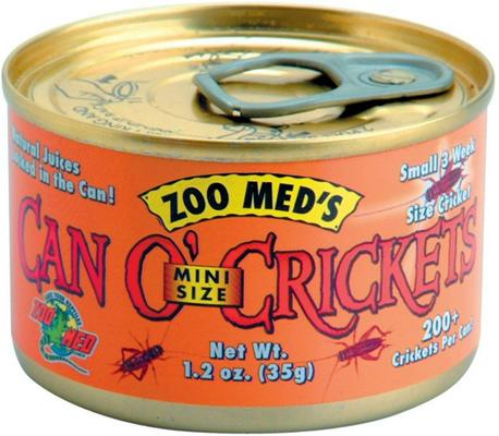 Show full view: Zoo Med Mini Can O' Crickets Reptile & Bird Food, 1.2-oz can slide 6 of 7