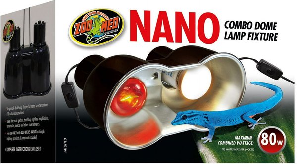 Zoo Med Nano Combo Dome Reptile Lamp Fixture