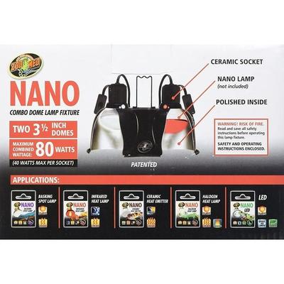 Show full view: Zoo Med Nano Combo Dome Reptile Lamp Fixture slide 5 of 5