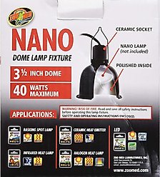 Zoo Med Nano Dome Reptile Terrarium Lamp Fixture, 40-watt slide 2 of 2