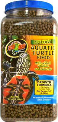 Zoo Med Natural Aquatic Growth Formula Turtle Food