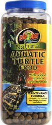 Zoo Med Natural Aquatic Maintenance Formula Turtle Food, 12-oz jar