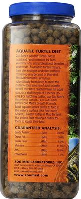 Show full view: Zoo Med Natural Aquatic Maintenance Formula Turtle Food, 12-oz jar slide 3 of 8