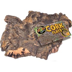 Zoo Med Natural Cork Bark Flat reptile Wood, Natural, Large