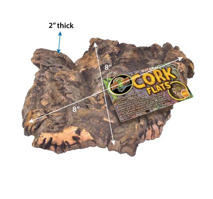 Show full view: Zoo Med Natural Cork Flats Reptile Hideout, Medium slide 2 of 3