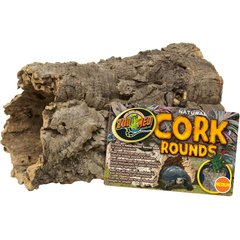 Zoo Med Natural Cork Bark Round Reptile Wood, Medium