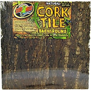Zoo Med Natural Cork Tile Aquarium Background, 18 x 18-in