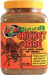 Zoo Med Natural Cricket Care Reptile Food, 10-oz pouch
