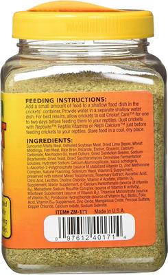 Show full view: Zoo Med Natural Cricket Care Reptile Food, 10-oz pouch slide 3 of 5