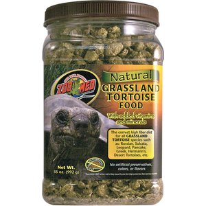 Zoo Med Natural Grassland Tortoise Food, 35-oz jar
