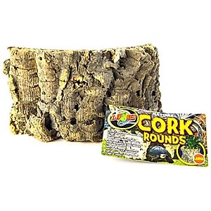Zoo Med Natural Cork Bark Round Reptile Wood, Large