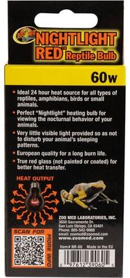 Show full view: Zoo Med Nightlight Red Reptile Terrarium Bulb, 60-watt slide 5 of 8