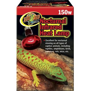 Zoo Med Nocturnal Infrared Reptile Heat Lamp, 150-watt