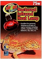 Zoo Med Nocturnal Infrared Reptile Heat Lamp, 75-Watt slide 2 of 8
