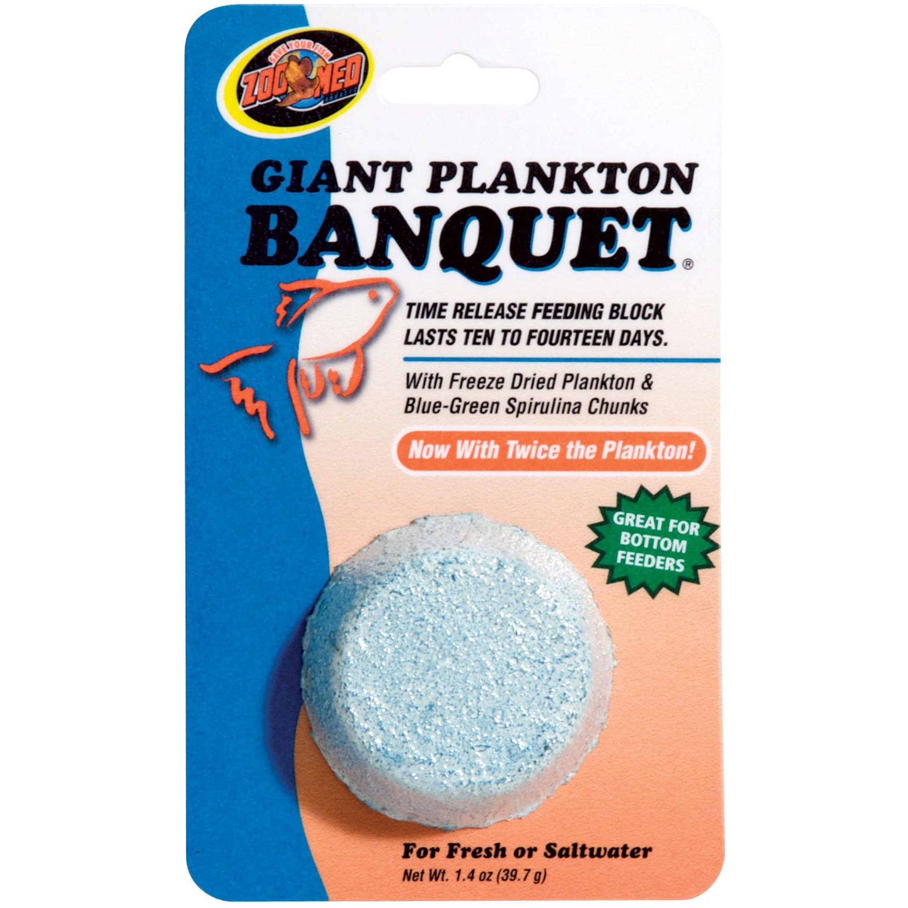 Zoo Med Plankton Banquet Block Food, Giant