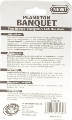 Show full view: Zoo Med Plankton Banquet Block Food, Regular slide 2 of 4