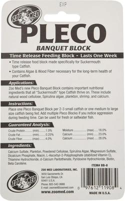 Show full view: Zoo Med Pleco Banquet Block Fish Food, .45-oz slide 3 of 6