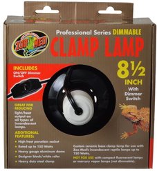 Zoo Med Professional Series Dimmable Clamp Reptile Lamp, 8.5-in slide 2 of 3
