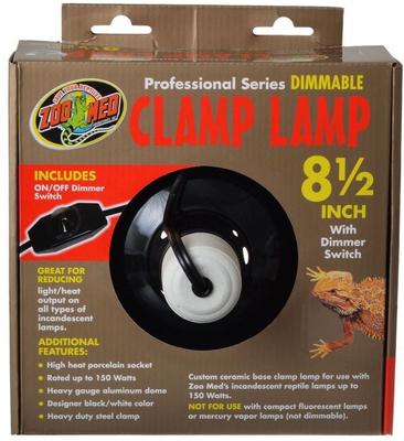 Show full view: Zoo Med Professional Series Dimmable Clamp Reptile Lamp, 8.5-in slide 2 of 4