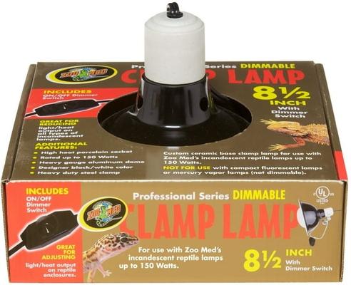 Show full view: Zoo Med Professional Series Dimmable Clamp Reptile Lamp, 8.5-in slide 3 of 4