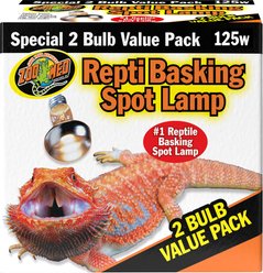Zoo Med Repti Basking Reptile Spot Lamp, 125-watt, 2 count