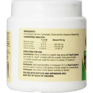 Zoo Med Repti Calcium with D3 Reptile Supplement, 3-oz jar