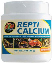Zoo Med Repti Calcium without D3 Reptile Supplement, 3-oz jar
