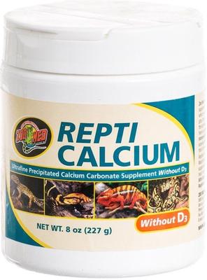 Show full view: Zoo Med Repti Calcium without D3 Reptile Supplement, 8-oz jar slide 3 of 5