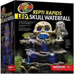 Zoo Med Repti Rapids LED Waterfall Skull Style Reptile Ornament, Medium slide 2 of 2