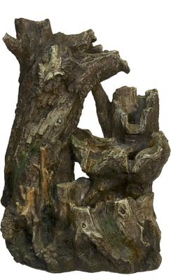 Show full view: Zoo Med Repti Rapids LED Waterfall Wood Style Reptile Ornament slide 2 of 6