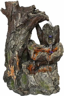 Show full view: Zoo Med Repti Rapids LED Waterfall Wood Style Reptile Ornament slide 4 of 6