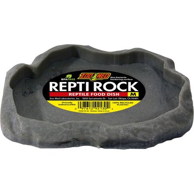 Zoo Med Zoo Med Repti Rock Food Dish Reptile Feeder, Medium