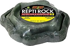 Zoo Med Repti Rock Reptile Rock Food & Water Dishes, Small