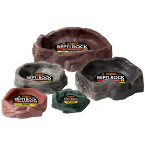 Zoo Med Repti Rock Reptile Water Dish, Color Varies, X-Small