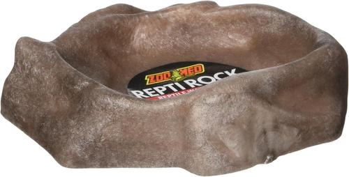 Show full view: Zoo Med Repti Rock Reptile Water Dish, Color Varies, X-Small slide 2 of 5