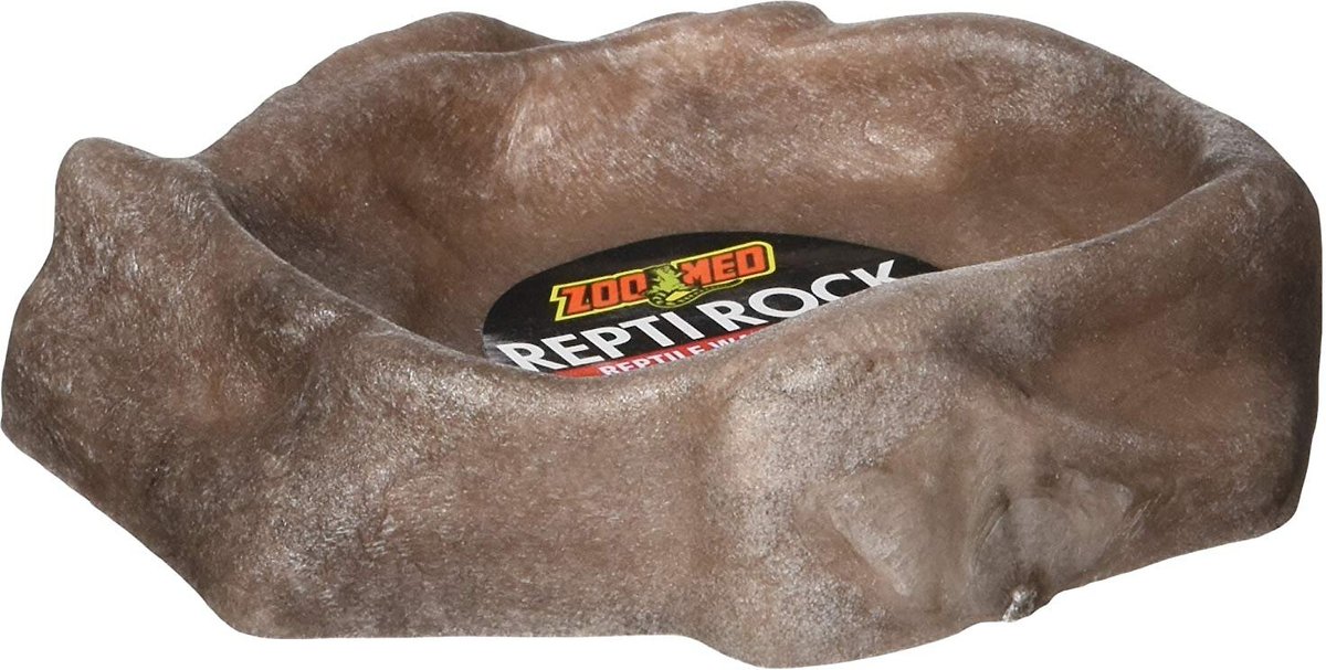 Zoo Med Repti Rock Reptile Water Dish, Color Varies