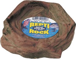 Zoo Med Repti Rock Reptile Water Dish, Color Varies, Small