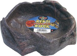 Zoo Med Repti Rock Reptile Water Dish, Color Varies, Large