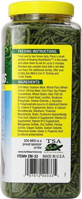 Show full view: Zoo Med ReptiSticks Floating Aquatic Turtle Food, 9-oz jar slide 2 of 6
