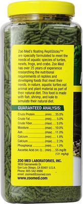 Show full view: Zoo Med ReptiSticks Floating Aquatic Turtle Food, 9-oz jar slide 3 of 6