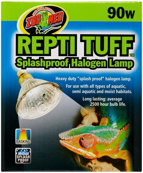 Zoo Med Repti Tuff Splashproof Halogen Reptile Terrarium Lamp