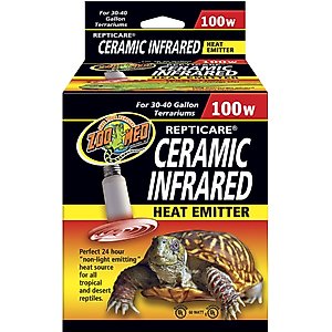 Zoo Med Repticare Ceramic Infrared Reptile Heater, 100-watt