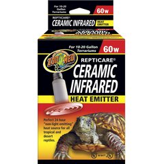 Zoo Med Repticare Ceramic Infrared Reptile Heat Emitter, 60-watt